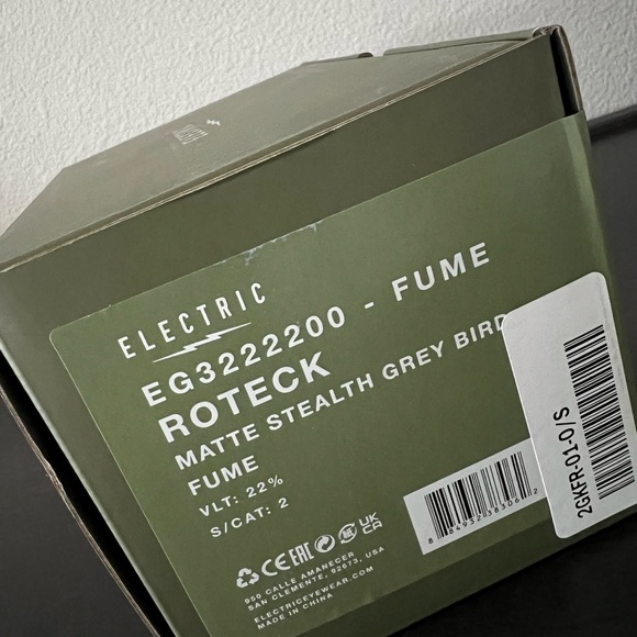 Electric Roteck Ski Goggles Fume Matte Stealth Grey Bird Fume - Picture 4 of 5